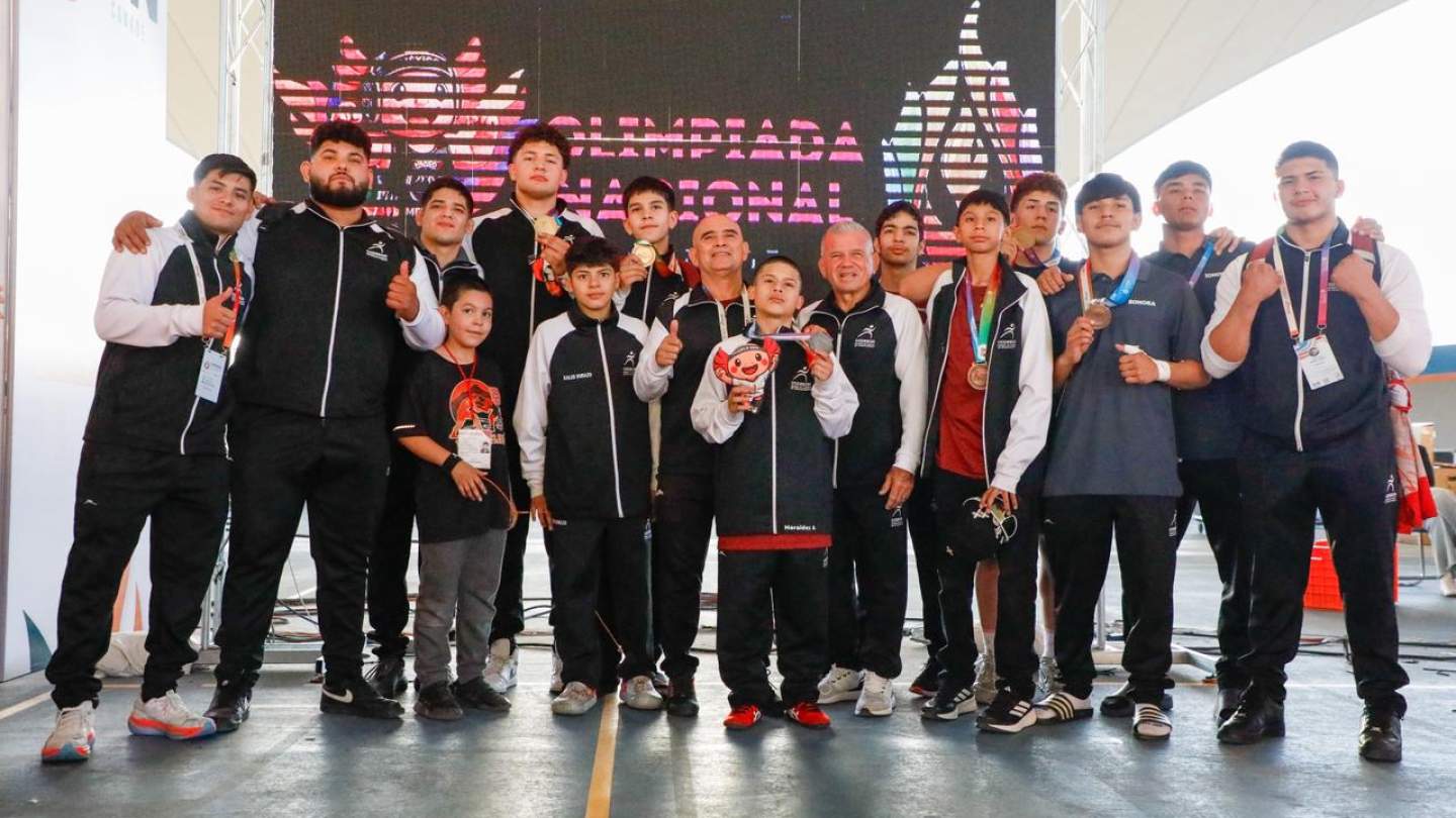 LUCHAS DE SONORA FINALIZA EN TOP 4 CON SU MEJOR DESEMPEÑO EN LA OLIMPIADA NACIONAL DESDE EL 2012 